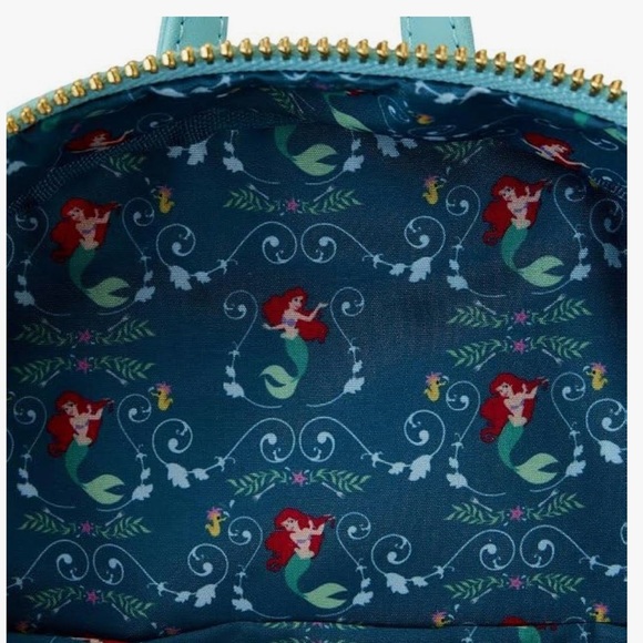 Loungefly Disney Little Mermaid Lenticular mini Backpack - Picture 4 of 15